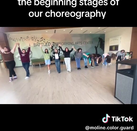 A behind the scenes look at our choreography process #colorguard #viral #fyp #choreography #basketball