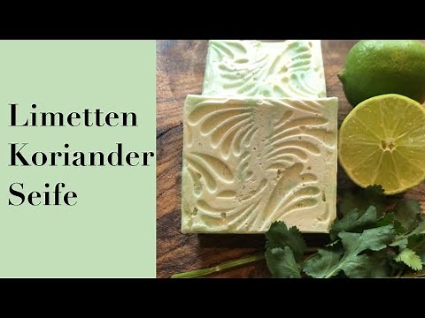 Seife selber sieden - Limette/Koriander (Palmölfrei) | Soap
