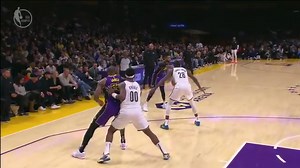 LeBron James gets T’d up arguing no-call vs. Nets | NBA on ESPN