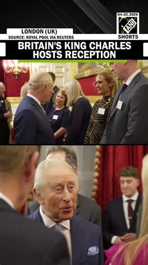 WATCH: Britain's King Charles hosts reception for local and regional government employees