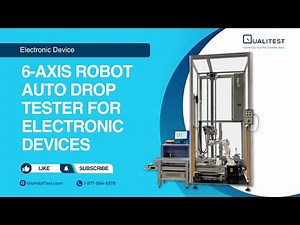 6-Axis Robot Auto Drop Tester for Electronic Devices | WorldofTest.com