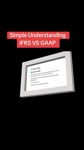 #IFRS_VS_GAAP #accountingstudent #tips #bookkeeping #viral