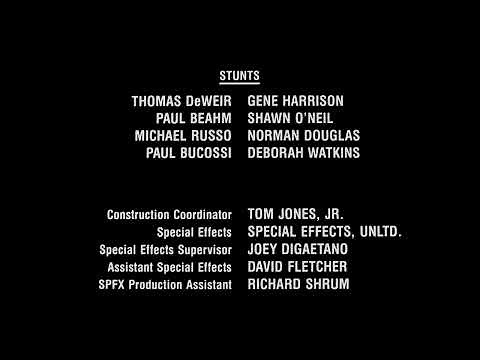 Teenage Mutant Ninja Turtles (1990, PG) End Credits - TV Slides Version