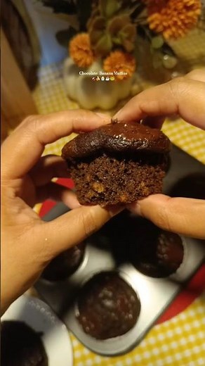 Chocolate Banana Muffins🍫🍌🧁☕🐸