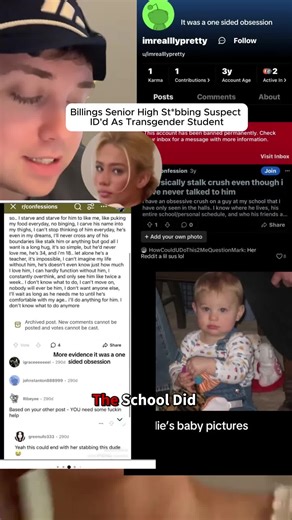 New information about the Billings Senior High st*bbing suspect has been discovered. The suspect, who was ID'd as a female student named Kaylie is actually a biological male named Logan. There's no way criminal charges are not coming this persons way! #foryoupage #fyp #truecrime #breakingnews #billings