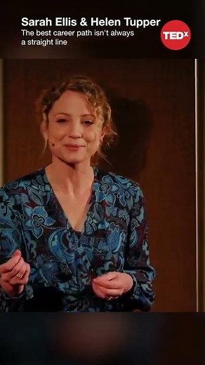 The best career path isn't always a straight line - Sarah Ellis & Helen Tupper #shorts #tedx