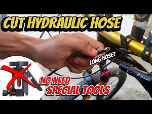 How to Cut Hydraulic Brake on MTB Without Special Tools | Easy Step-by-Step Guide