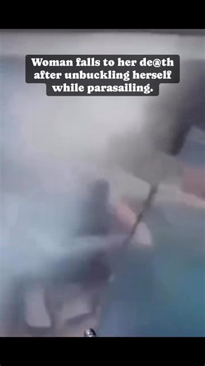 I heard that the tether came off the boat and she was going up and up, so maybe thought hitting the water was the safer option. It would be like hitting concrete at that height, though. #tragedy #parasail #parasailing #accident #Montenegro | Campfire Stories