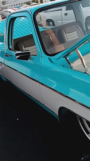 73-87 box Chevy truck ls swap motor big wheels nice paint job clean interior design done right