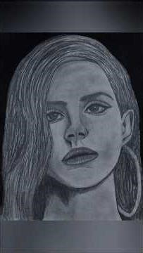drawing Lana del Rey 🎨#art #portraitfeed #fypシviral #workingartist #artist #painting #portrait