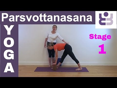 Iyengar Yoga for Beginners - Parsvottanasana Tutorial. Stage 1
