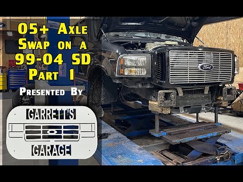 2005+ Axle swap on a 1999-2004 Superduty