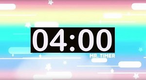 4 Minute Countdown Timer with Music for Kids