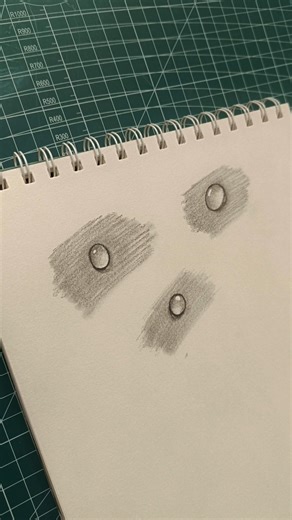 Realistic Water Drop Sketch 💧 | Easy 3D Pencil Drawing Tutorial | Learn Shading #water