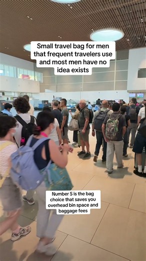 Small Travel Bag for Men: 7 Bags Frequent Flyers Use (Never Check Baggage Again)
