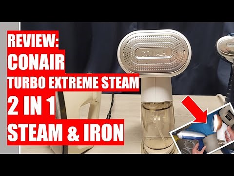 REVIEW: Costco CONAIR Turbo Extreme Steam 2 IN 1 STEAM & IRON