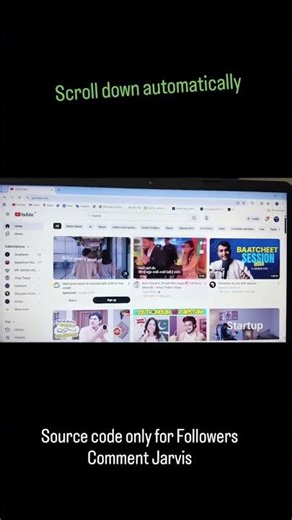 Jarvis automatically scroll down the screen like magic 🤖📜#JarvisAI #Automation #SmartAssistant #AI