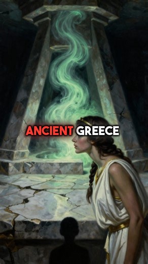 The Oracle of Delphi Was Just Getting High Off Natural Gas Ancient Greek Oracle = woman breathing gas and tripping #history #ancientgreece #facts