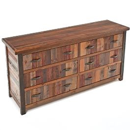 Back To The Barn Reclaimed 6 Drawer Dresser