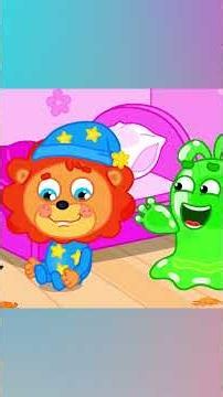 Masha and Leopold. Slime cleans the house - Song for toddlers #143 - Cartoon for kids
