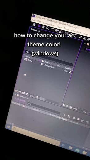 How to Change Your After Effects Theme Color on Windows Tutorial