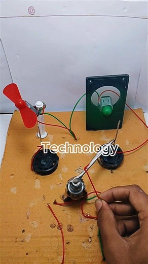 DC Motor Switch System Fan #shortvideo #shorts #trending #school #science #dcmotor #project #diy