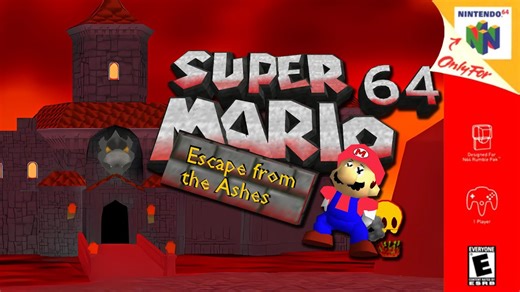 [Hack Games Longplay Channel]Mario 64 Escape From the Ashes [N64] Hack