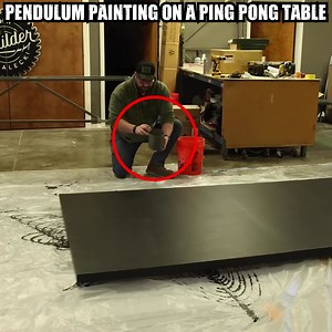Turning an Old Ping Pong Table into an Art Piece! | John Malecki
