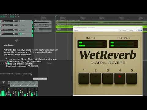 WetReverb - Authentic 80s rack-style digital reverb.