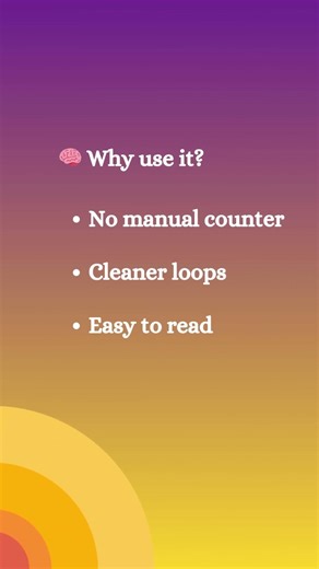 enumerate() Explained in 20 Seconds! ⚡#shorts #python #pythonforbeginners #learnpython #enumeration