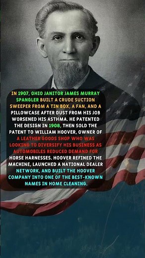 How a Janitor's Asthma Led to the Invention of the Hoover Vacuum.