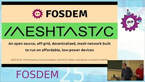 FOSDEM 2025 - Meshtastic - off-grid communication for everyone
