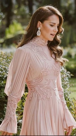 Kate's Blush Pink Gown That Everyone's Talking About #royalfashion #kate #princess