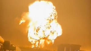 At least one person was killed and 17 others were injured after a tanker exploded at the Parvez Khan border crossing.