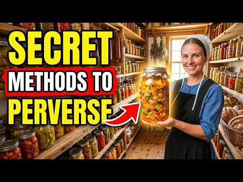 20 Forgotten Amish Foods That Feed a Family Through Anything (Fermented & Preserved)