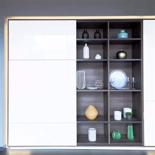 Sleek design that saves space – the smart sliding feature that...