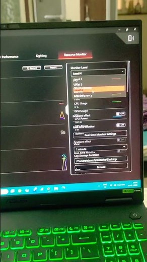 how to make fps and cpu, gpu visible in armory crate | Asus Tuf #asus #asustufgaming #armorycrate