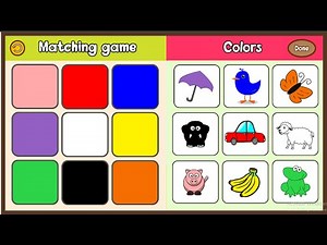 Best Color Matching Game for kids