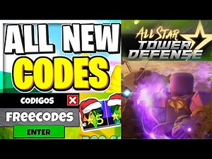 Codes Roblox All Star Tower Defense AUGUST 2021