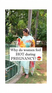 Feeling unusually warm in early pregnancy? 🔥 You’re not alone it’s very common! Rising progesterone levels can slightly increase your body temperature. 💓 Your body is also producing extra blood, making your heart pump faster to support your baby and that generates more heat. On top of that, hormonal changes like shifts in estrogen and progesterone can affect how your body regulates temperature, sometimes making it harder to cool down. 🌸 Staying hydrated, wearing light clothing, and resting in