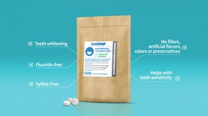 Chomp Super Whitening Cinnamon Toothpaste Tablets with Nano Hydroxyapatite Refill (Pack of 2)