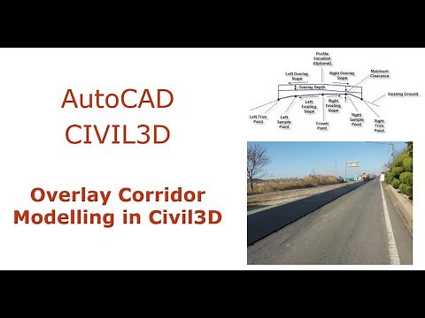 AutoCAD Civil3D : Overlay Corridor Design