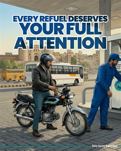 PSO is committed to making every refueling experience safer for motorcycles and rickshaws. By dismounting, maintaining distance, and keeping engines off during fueling, riders can prevent accidents and ensure a smooth, confident start to every journey. Every careful step strengthens safety, every journey begins with excellence. #PSO #EveryJourneyBeginsHere #FuelSafety | Pakistan State Oil