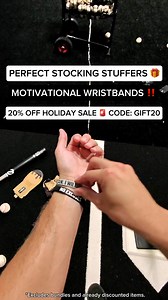 4K views · 28 reactions | 20% OFF Wristbands!  Perfect Stocking Stuffers! Use code: GIFT20 | Elite Athletic Gear | Facebook