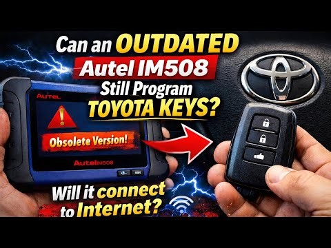 “Can an OUTDATED Autel IM508 Still Program Toyota Keys? AKL Test!” Can Autel still connect to WiFi?