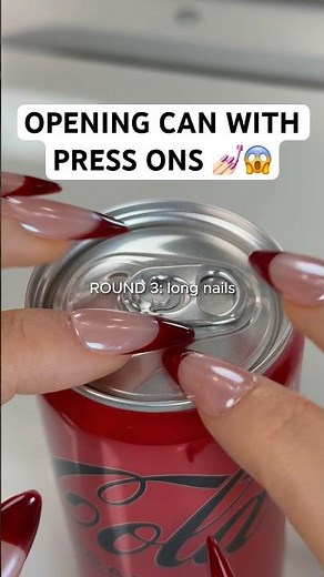 opening can with #pressons #challenge