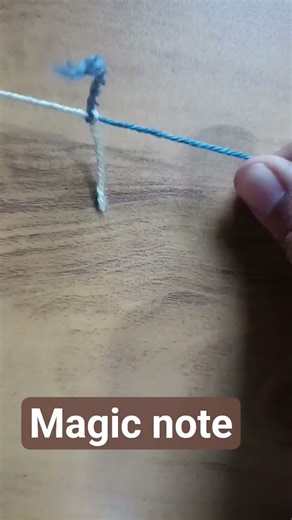 easy magic note for crochet 🧶 joining #easy #crochet #begginers #shorts #magicnote #joint