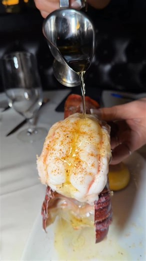 Las Vegas on Instagram: "Crack the code to Vegas delight - lobster butter poaching @oscarssteakhouselv at the @plazalasvegas 🦞 #LasVegas #VegasFoodie #VegasRestaurants #DowntownLasVegas"
