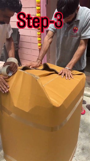 Washing Machine Packaging Before Transportation in Hyderabad | TRTC Packers and Movers #Shorts