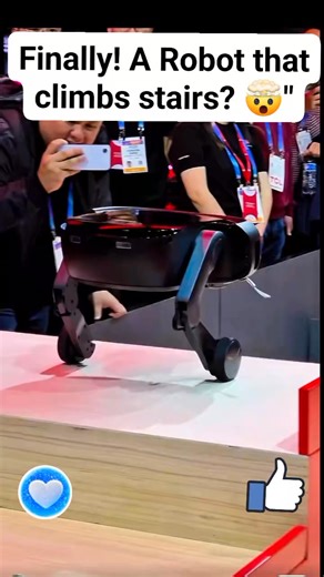 Finally! A Robot that climbs stairs? 勞"This is the feature we’ve all been waiting for!  Roborock just showed off a robot vacuum that can actually climb stairs using articulated legs. No more carrying the vacuum up and down! 烙 ​Would you trust this robot in your home?  ​Hashtags: #Roborock #SmartHome #TechTrends #RobotVacuum #CleaningHacks #FutureTech #GadgetLover #HomeAutomation #TechNews #ViralTech | Oxipi - Mobile & Laptop Reviews | Facebook